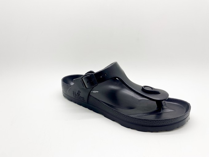 thies 1856 ® Ecofoam Thong Sandal vegan black from COILEX