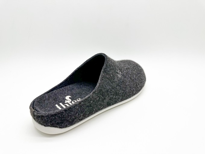 thies 1856 ® Recycled PET Slipper vegan choco (W/X) from COILEX