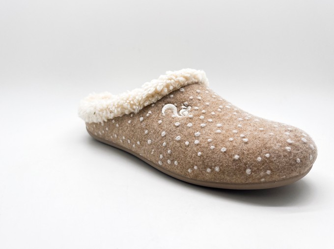 thies 1856 ® Eco Snow Cozy Slipper beige (W/X) from COILEX