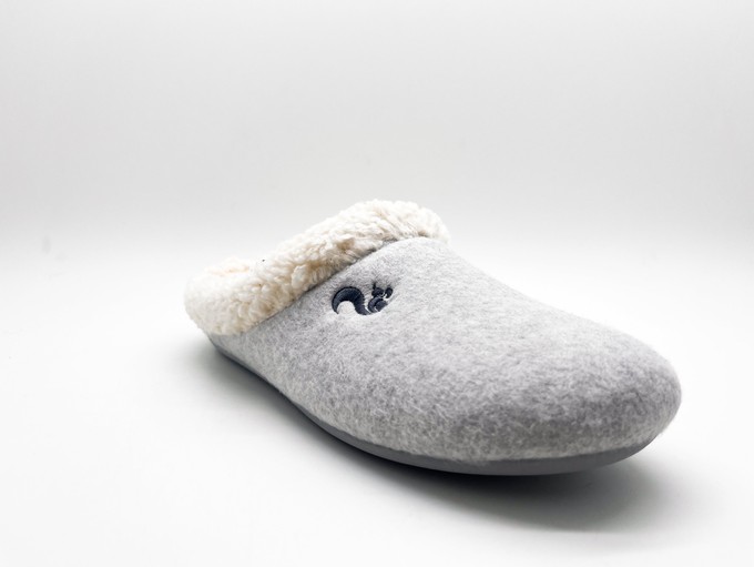 thies 1856 ® Organic Cozy Slipper light grey (W/X) from COILEX