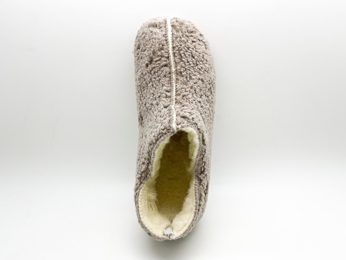 thies 1856 ® Organic Teddy Slipper Boots vegan taupe (W) from COILEX