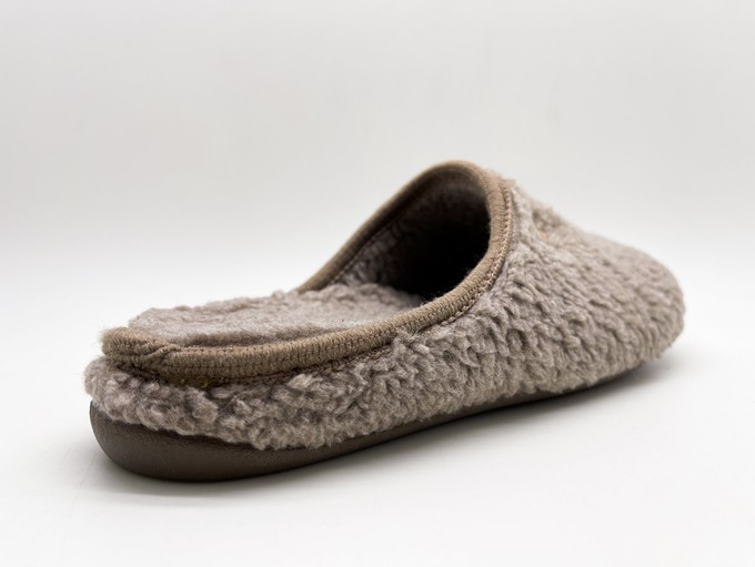 thies 1856 ® Eco Teddy Slipper vegan taupe (W/X) from COILEX