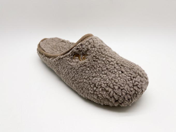 thies 1856 ® Eco Teddy Slipper vegan taupe (W/X) from COILEX