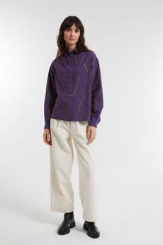 PURPLE ROSALIE CALDER SHIRT via Cool and Conscious