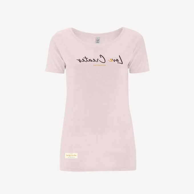 100% Organic cotton women’s t-shirt – Open Neck – Daily Mantra from Daily Mantra