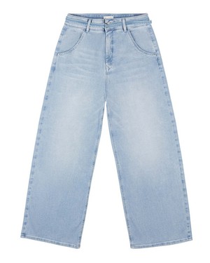 BLINK High Waist Wide Cropped - Light Blue from DAWN Denim