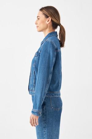 CALLISTO Jacket Non-Stretch - Classic - Medium Blue from DAWN Denim