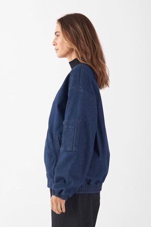 PEACER Denim Jacket - Classic Blue - Women from DAWN Denim