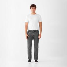 DUSK Regular Straight Minimal Stretch - Classic - Light Grey via DAWN Denim