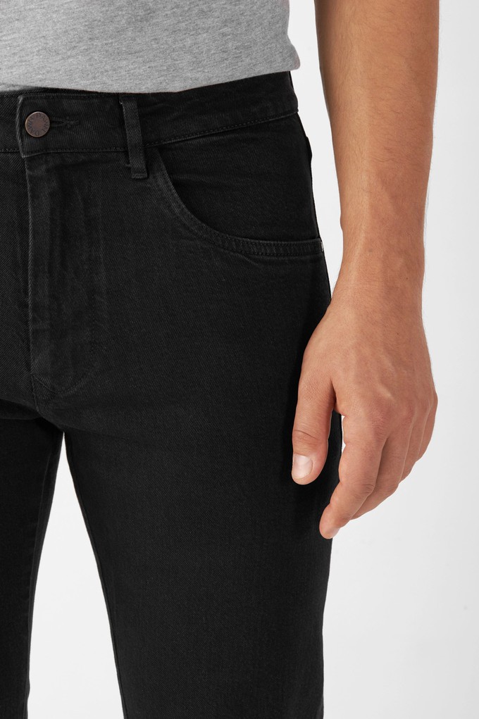 DUSK Regular Straight Minimal Stretch - Classic - Black from DAWN Denim