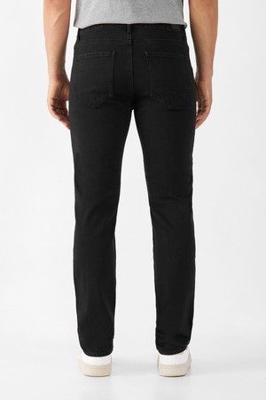 DUSK Regular Straight Minimal Stretch - Classic - Black from DAWN Denim