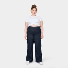 DEW Flared Soft Denim - Classic - Curvy - Raw Blue via DAWN Denim