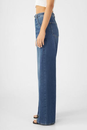 BLINK High Waist Wide - Vintage Blue from DAWN Denim