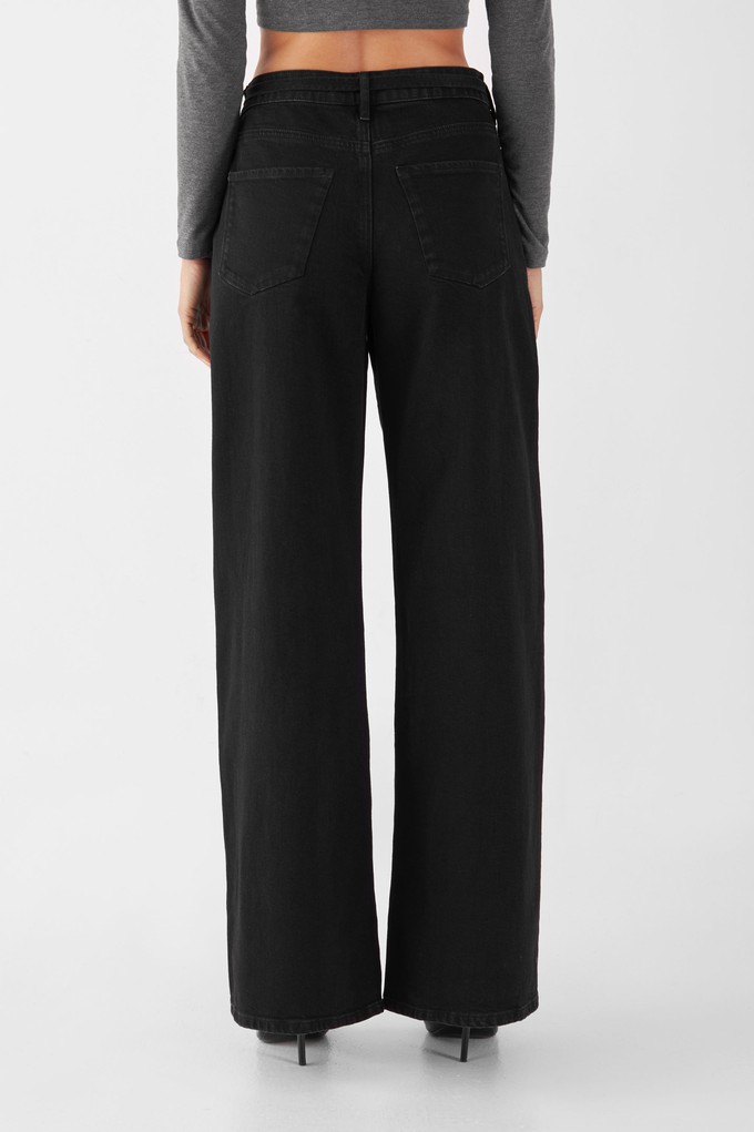 SUNNY Wide Leg Minimal Stretch - Classic - Black from DAWN Denim