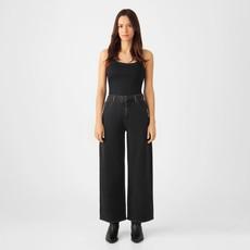 BLINK High Waist Wide Cropped - Black Denim via DAWN Denim