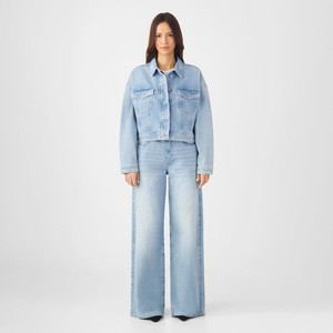 AMARA Minimal Stretch - Boxy Jacket - Light Blue from DAWN Denim