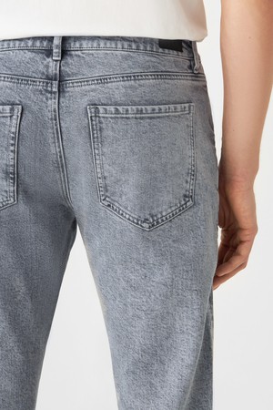 DUSK Regular Straight Minimal Stretch - Classic - Special Light Grey from DAWN Denim