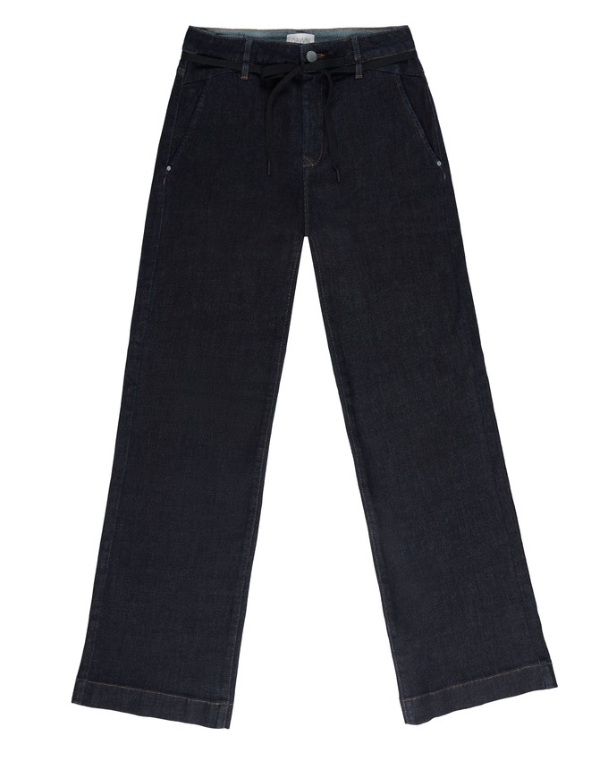 DEW Flared Soft Denim - French Pocket - Raw Blue from DAWN Denim