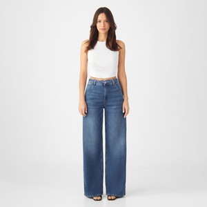 BLINK High Waist Wide - Vintage Blue from DAWN Denim