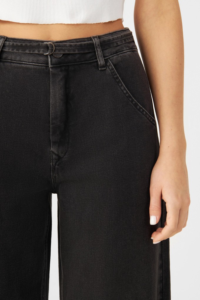 BLINK High Waist Wide - Black Denim from DAWN Denim