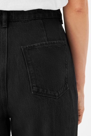 DAWN Wide Straight Non-Stretch - Minimal - Black Denim from DAWN Denim