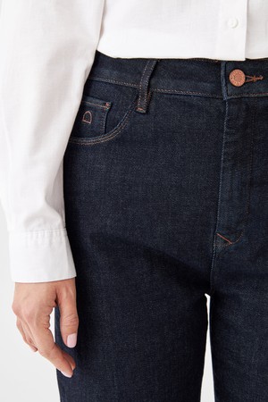 STARDUST O-Shape Soft Denim - Classic - Dark Indigo from DAWN Denim