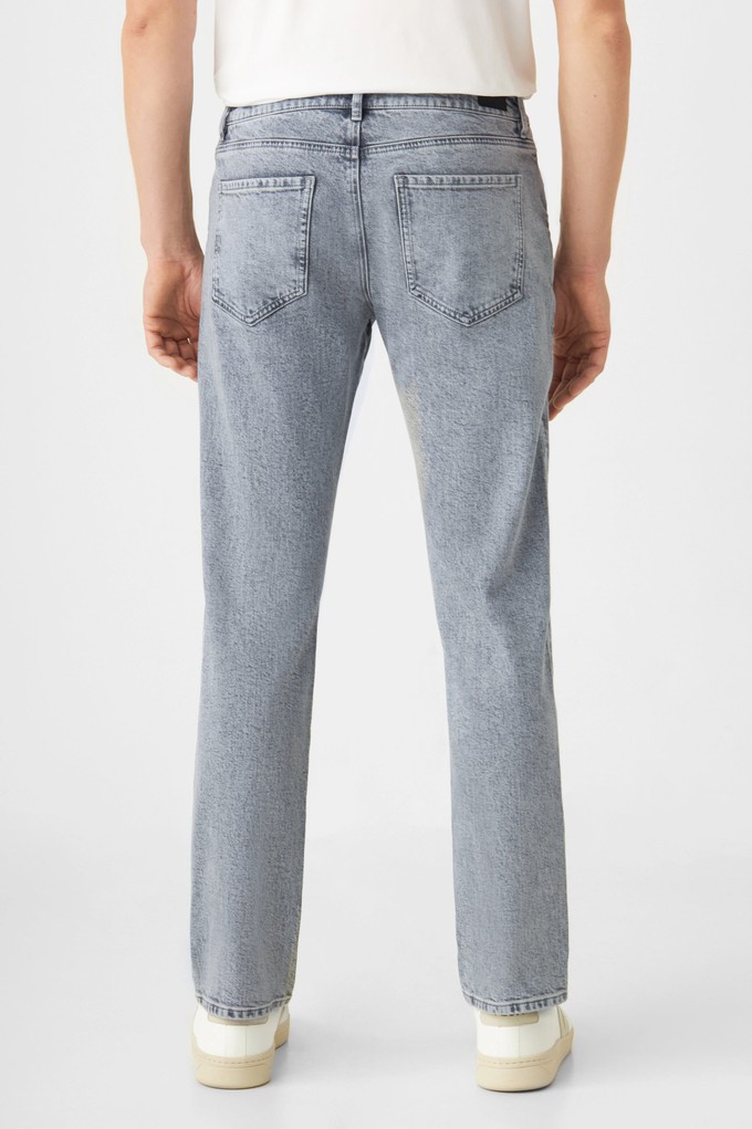 DUSK Regular Straight Minimal Stretch - Classic - Special Light Grey from DAWN Denim