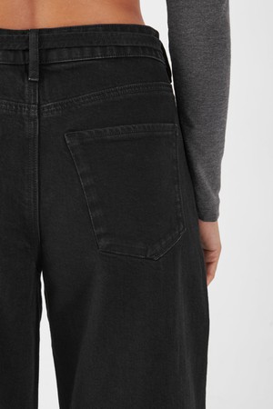 SUNNY Wide Leg Minimal Stretch - Classic - Black from DAWN Denim