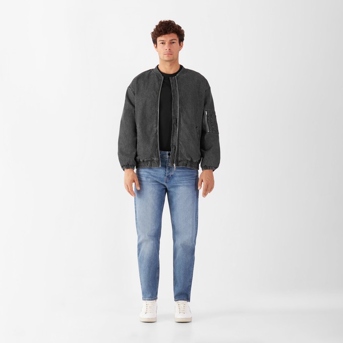 PEACER Denim Jacket - Dark Grey - Men from DAWN Denim