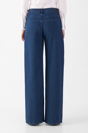 SUNNY Wide Leg Minimal Stretch - Classic - Dark Blue from DAWN Denim