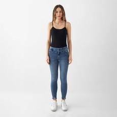 SUN UP Skinny Powerstretch - Design Details - Medium Blue via DAWN Denim