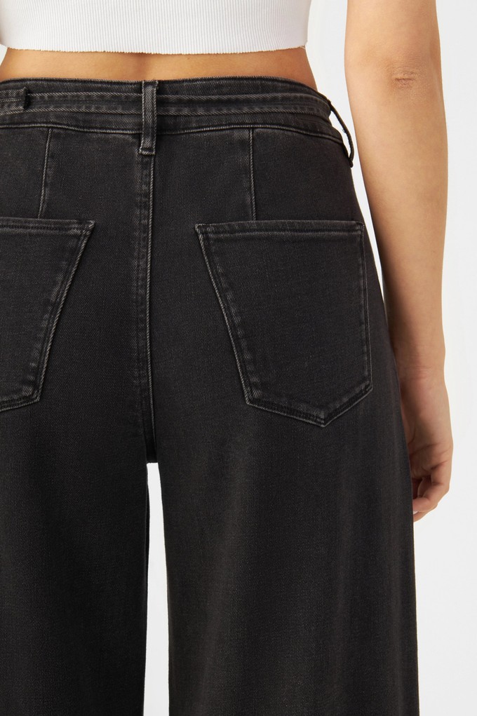 BLINK High Waist Wide - Black Denim from DAWN Denim