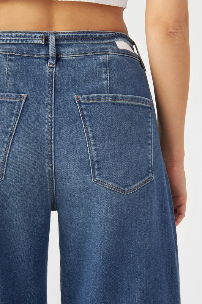 BLINK High Waist Wide - Vintage Blue from DAWN Denim