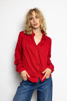 Lovely Blouse | Red via Elements of Freedom