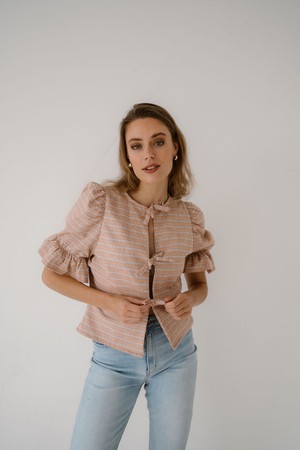 OLIVIA TOP - PRINT from ELJO THE LABEL