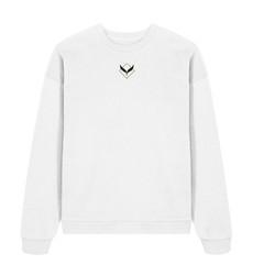 Oversized Sweatshirt Icon White via espero