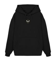 Oversized Hoodie Icon Black via espero