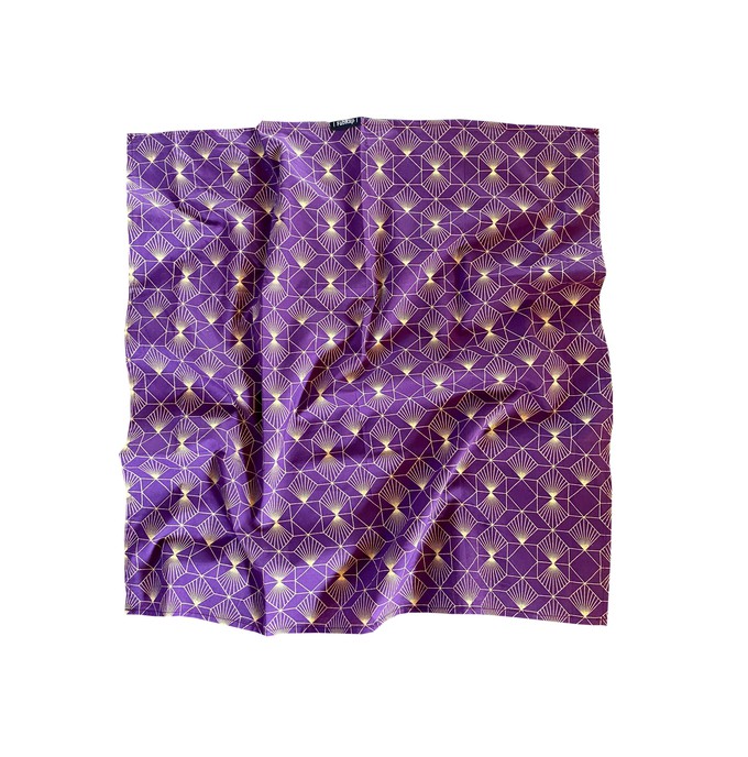 Furoshiki Gift Wrap Plum Diamonds Fabric Gift Wrap from FabRap