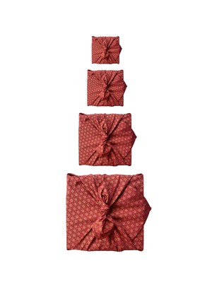 Furoshiki Gift Wrap Ruby Fabric Gift Wrap from FabRap