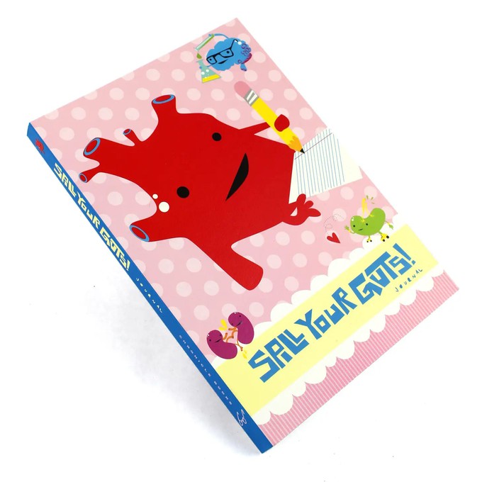 Softcover notebook "Spill your guts" from Fairy Positron