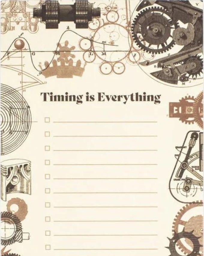 Task List Mechanical Engineering - Timing Is Everything from Fairy Positron