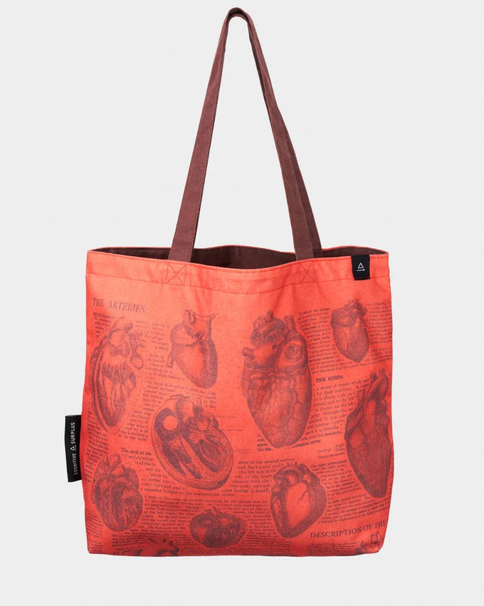 Shoulder bag anatomical heart (red) from Fairy Positron