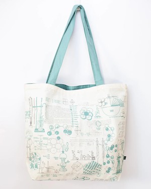 Shoulder bag "Chemistry lab" (white) from Fairy Positron