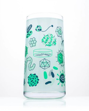 Glas retro microbiologie from Fairy Positron