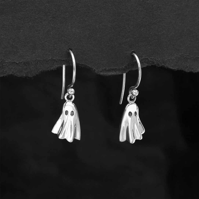 Silver earrings ghosts (pendants) from Fairy Positron