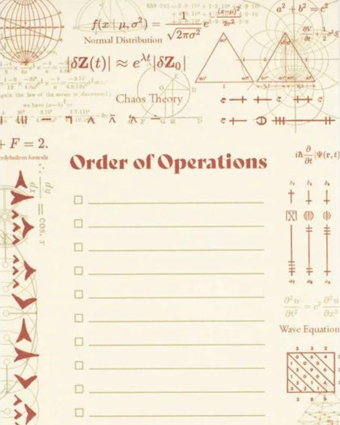 Task List Mathematics - Order Of Operations from Fairy Positron