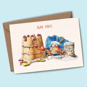 Greeting Card "Crab Cakes" from Fairy Positron