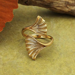 Bronze ring ginkgo leaves from Fairy Positron