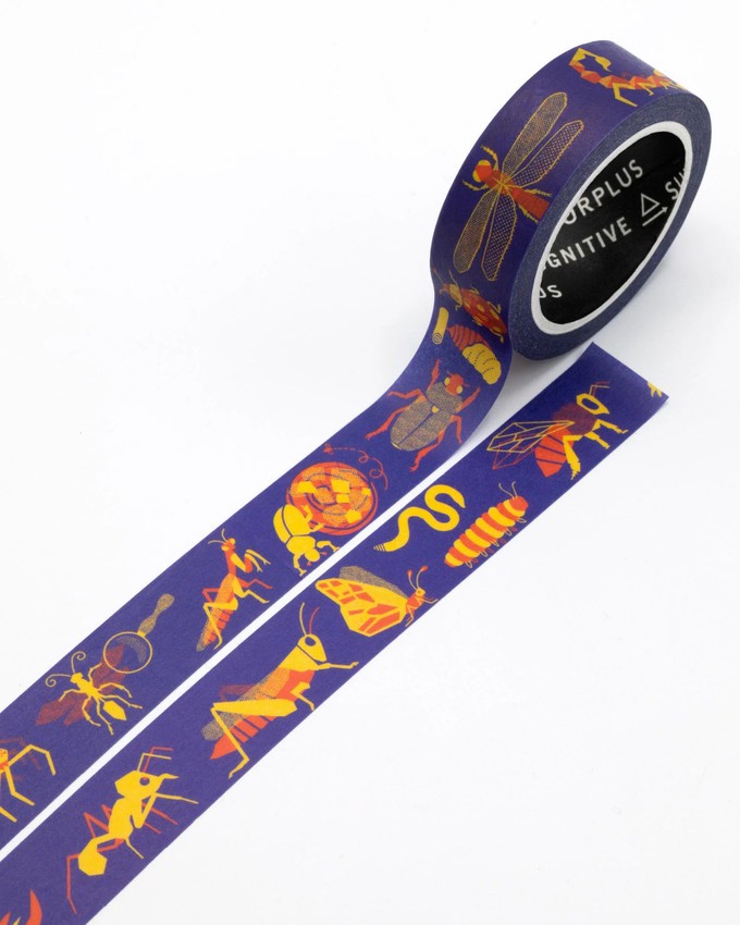 Washi tape "Retro Insects" from Fairy Positron