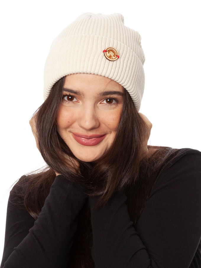 Beanie natural white from FellHerz T-Shirts - bio, fair & vegan